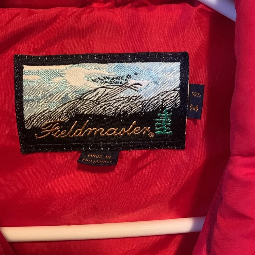 Fieldmaster red vintage puffy vest size medium - Picture 3 of 6